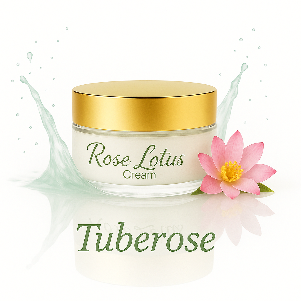 Cream with Pink Lotus
